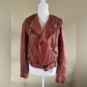 Mackage Leather Moto Jacket